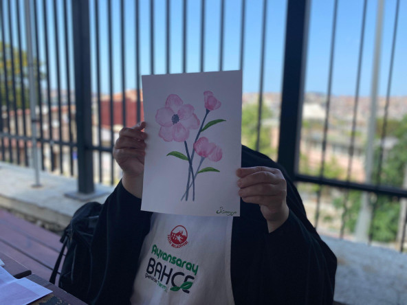 Ayvansaray Bahçe'de Bitki Ressamlığı Atölyesi: Vatandaşlarımız Doğayı Sanatla Buluşturuyor