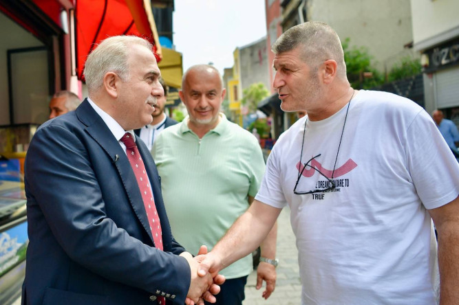 Başkan Turan, Balat Mahallesi'nde Hemşehrileriyle Buluştu