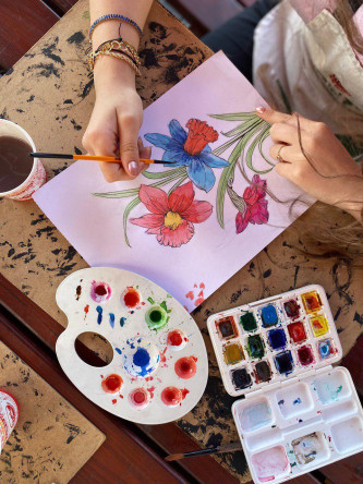 Ayvansaray Bahçe'de Bitki Ressamlığı Atölyesi: Vatandaşlarımız Doğayı Sanatla Buluşturuyor