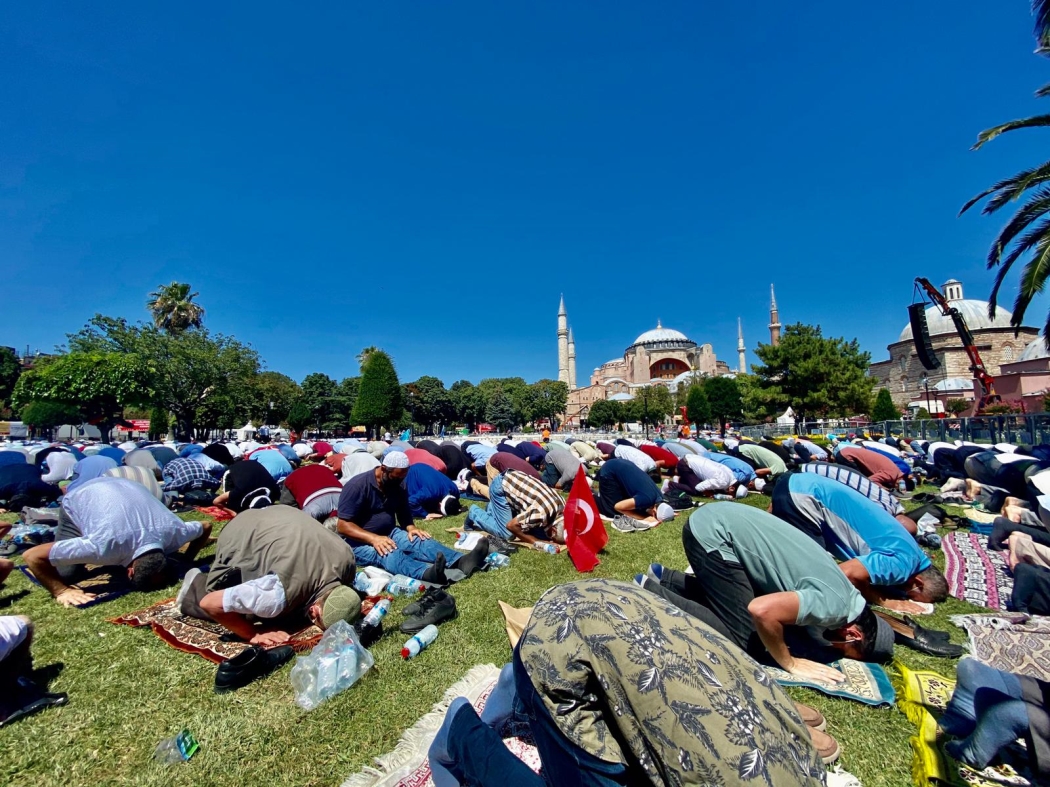 Ayasofya_camii_açılış