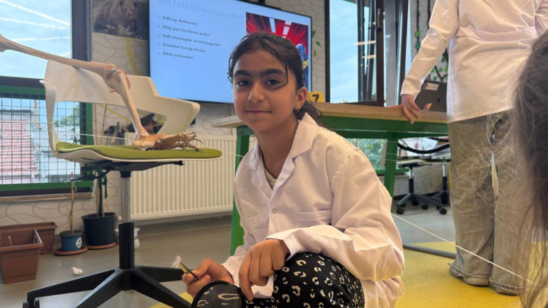 Çocuklarımız Bilim Fatih'in Adli Tıp Atölyesi'nde Buluşuyor