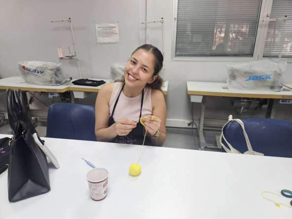 Vatandaşlarımız, KARINCA El Emeği Eğitim Birimi'nin Yavuz Selim'deki Amigurumi Atölyesi'nde Buluşuyor