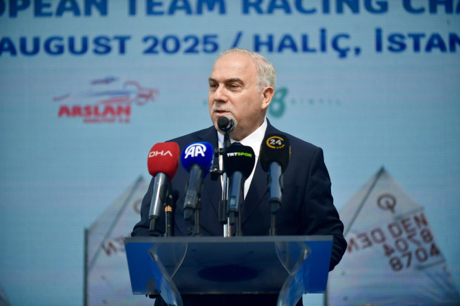 Avrupa Optimist Takım Şampiyonası, Başkan Turan'ın Katılımıyla Haliç'te Kano ve Kürek Sporları Merkezimizde Başladı