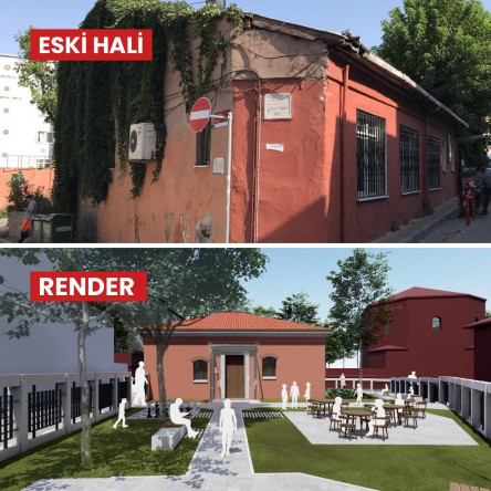 Başkan Turan, Zeyrek'te Haliliye Medresesi'ni Ziyaret Ederek Çocuk Kütüphanesi İçin Yürütülen İhya Çalışmalarını İnceledi