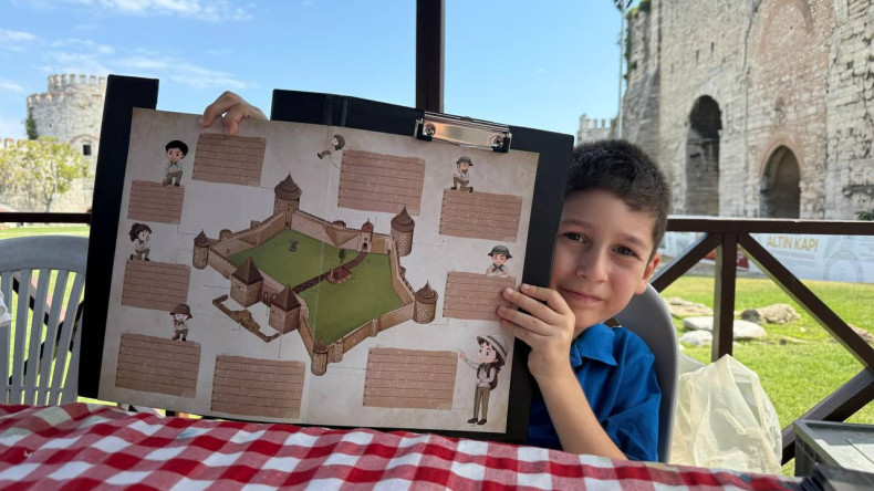”Burası Önceden Neymiş?" Etkinliği ile Miniklerimiz, Yedikule Hisarı'nın Geçmişine Yolculuk Ediyor