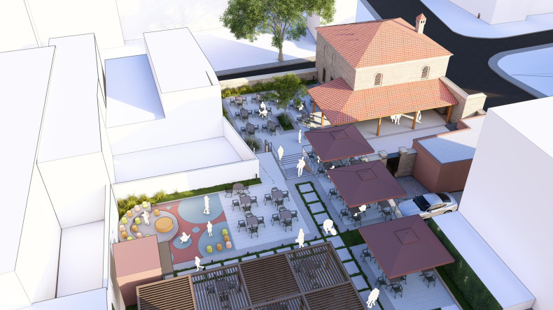 Başkan Turan, İbrahim Paşa Sıbyan Mektebi'nde Yürütülen İhya Çalışmalarını Yerinde İnceledi