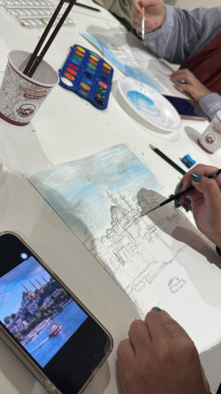 Suluboya ve Mimari Eskizler Kadırga Sanat Galerileri'nde Sanatseverlerle Buluştu