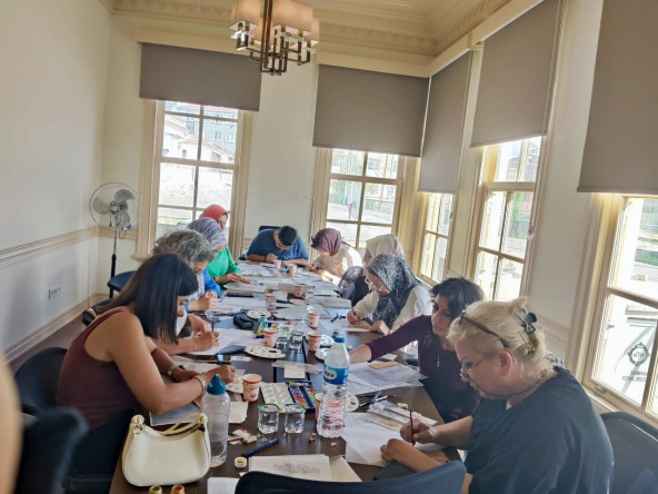 Bâlâ Külliyesi Muvakkithânesi'nde Miras Fatih ile Tezhip Sanatı: Saz Yolu Motifli Ayraç Tasarımı