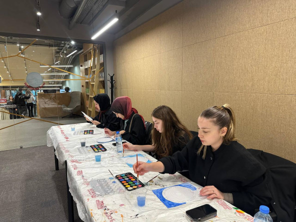 Vatan Kütüphanesi'nde Gençlerimiz “Minyatürle Doğum Haritası” Etkinliğinde Buluştu