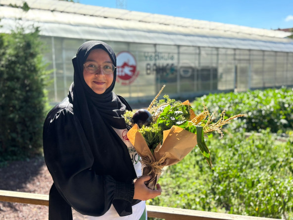Yedikule Bahçe'de Sebze Buketleri Sağlıklı Yaşamı ve Estetiği Buluşturdu
