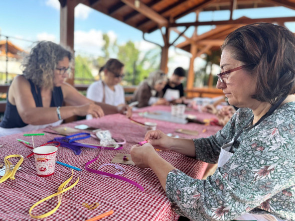 Ayvansaray Bahçe'den Quiling Atölyesi: Vatandaşlarımız İçin Sanat Dolu Bir Gün