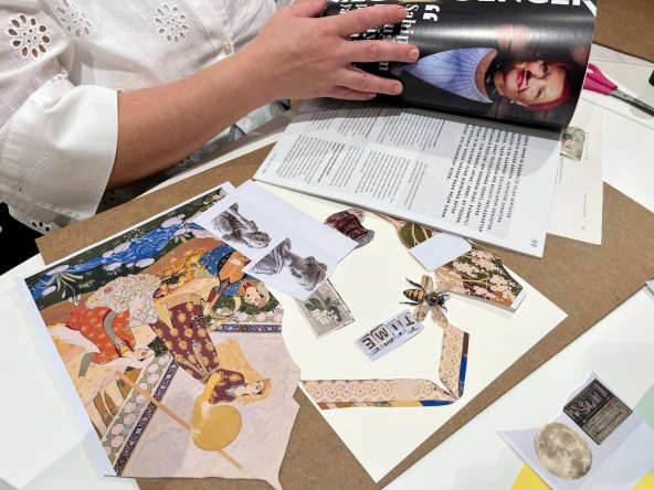 Kadırga Sanat Galerileri'nde Sanat Tarihi Kolajlarla Yeniden Kurgulandı