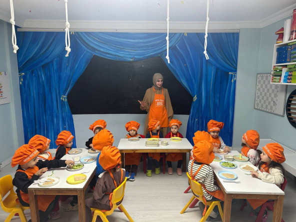 Özel Benekli At Anaokulu'nda Minik Şeflerimizle Eğitici ve Keyifli Bir Mutfak Yolculuğu