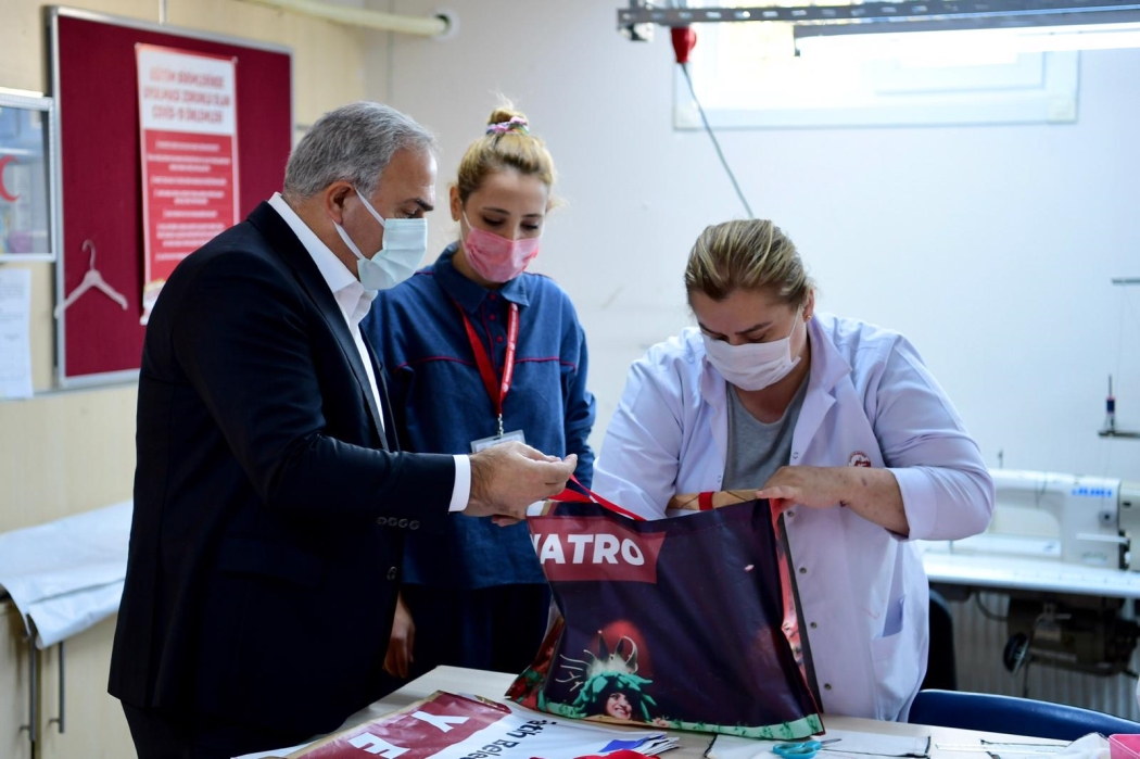 başkan turan kadınları ziyaret haberi