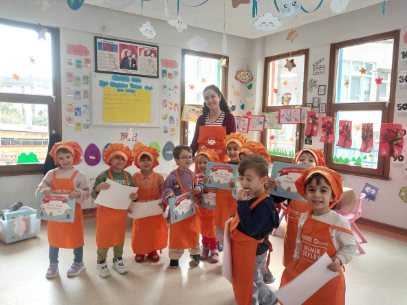 Fatih İlk Adım Anaokulu'nda Minik Şeflerimizle Mutfakta Eğitici ve Keyifli Bir Yolculuk