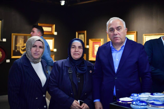 Başkan Turan'ın Teşrifleriyle Gazze İyilik Sergisi, Nusret Çolpan Sanat Galerisi'nde Sanatseverlerle Buluştu