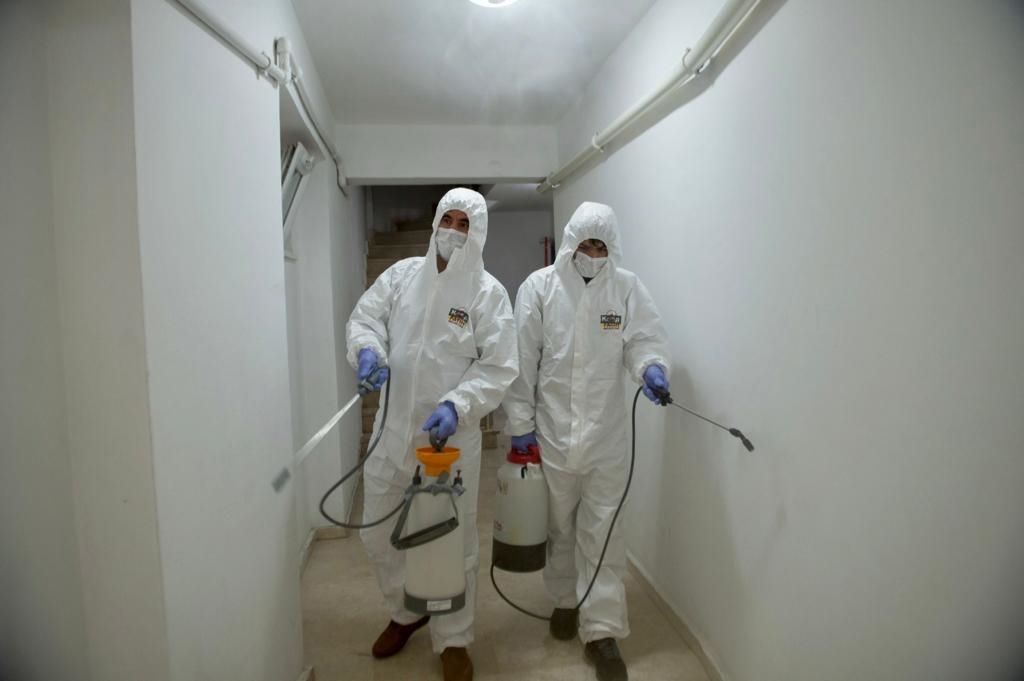 Binaları Dezenfekte Çalışmalarımız Sürüyor