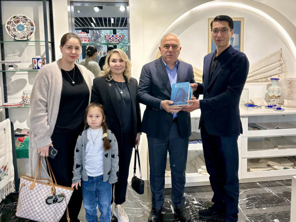 Başkan Turan, Türk Edebiyatının Usta Kalemi Cengiz Aytmatov'un Oğlu Eldar Aytmatov'u Fatih Merkez Kütüphanemizde Ağırladı