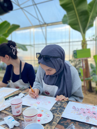 Ayvansaray Bahçe'de Bitki Ressamlığı Atölyesi: Vatandaşlarımız Doğayı Sanatla Buluşturuyor