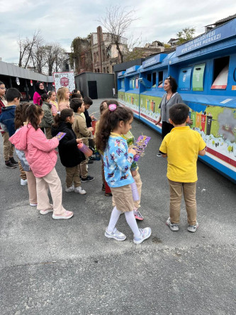 Öğrencilerimiz, 1. Sınıf Atık Getirme Merkezi'nde Çevreye Duyarlılık Kazanıyor