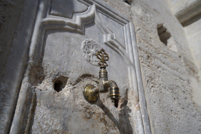 Hacı Evliya Çeşmesi Suyuna Kavuştu