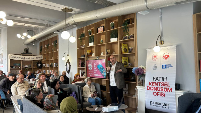 Yadigâr Kahvesi'nde Kentsel Dönüşüm Bilgilendirmesi Büyüklerimizle Paylaşıldı