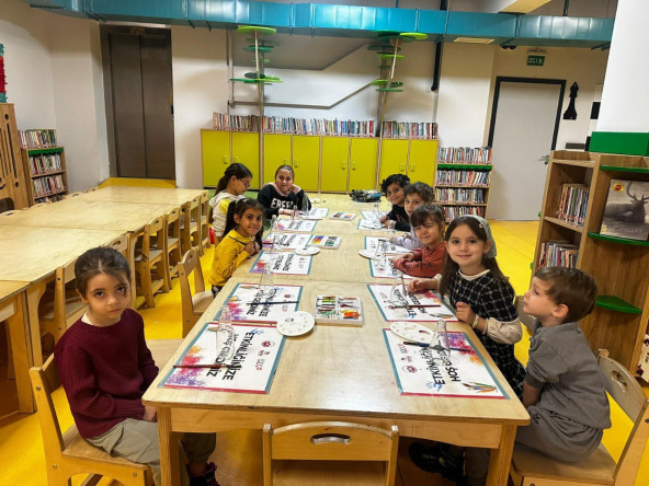 Kariye Çocuk Kütüphanesi'nde “Şişeden Sanata” ile Dönüşüm Yolculuğu