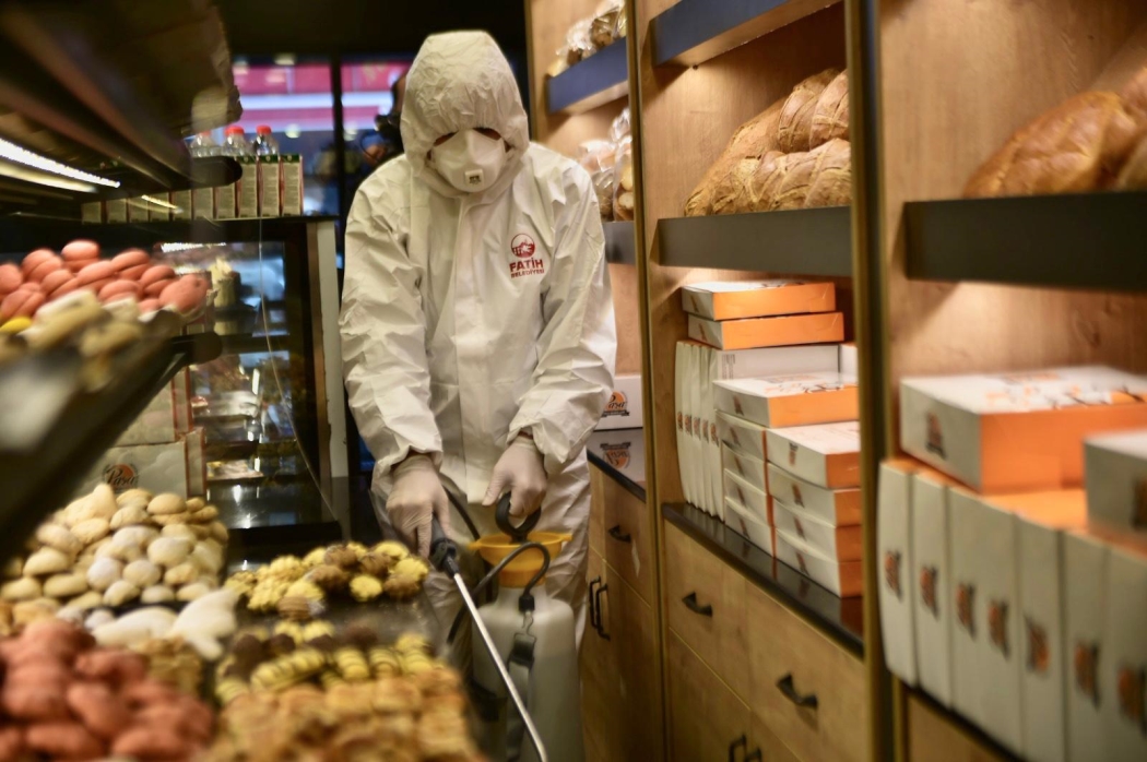 Fırınlarımız Dezenfekte Ediliyor