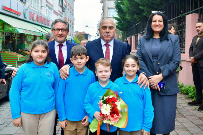 Başkan Turan, Akşemsettin İlkokulu Öğrencilerimizle Bir Araya Geldi