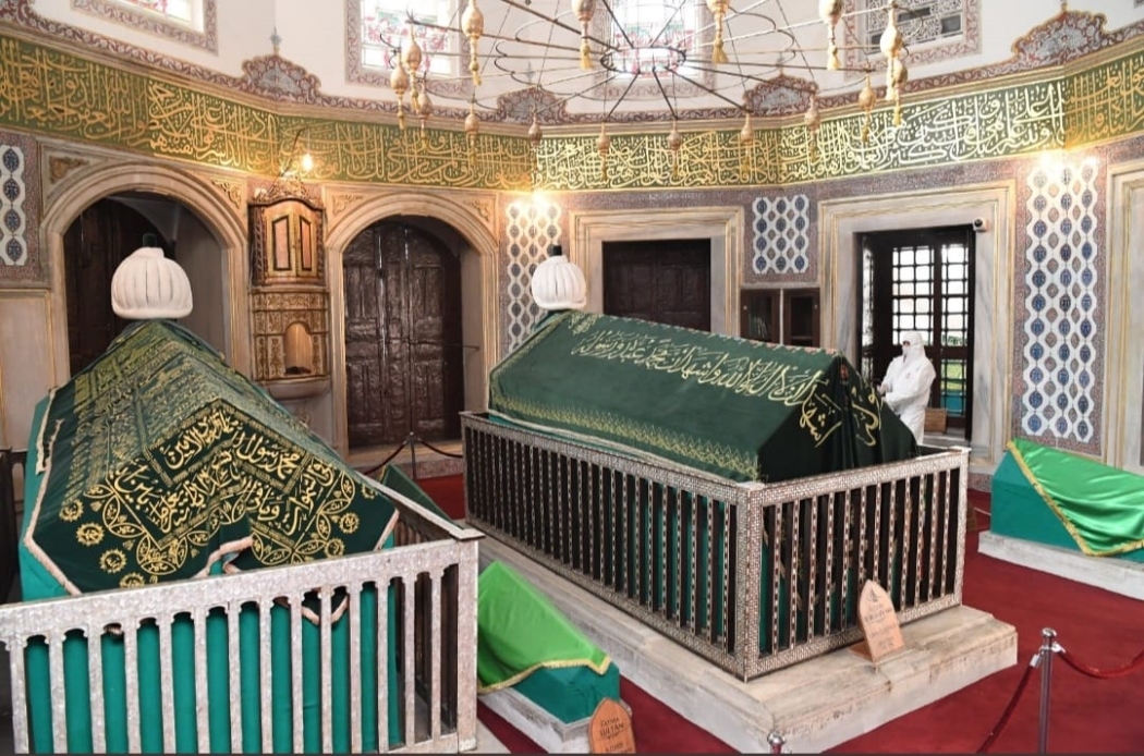 Türbe dezenfekte haberi