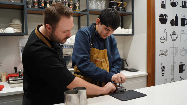 Gençlerimiz GastroSanat Barista Sınıfında Kahve Kültürünü Keşfediyor
