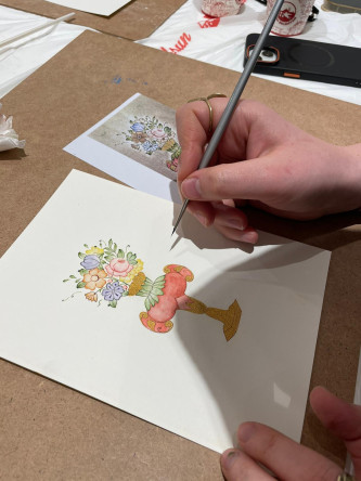 Tezhipte Rokoko Zarafeti Kadırga Sanat Galerileri'nde