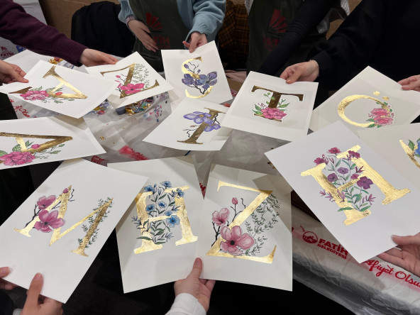 Vatan Kütüphanemizde Geleneksel Süsleme Sanatına Odaklanan Monogram Çalışması