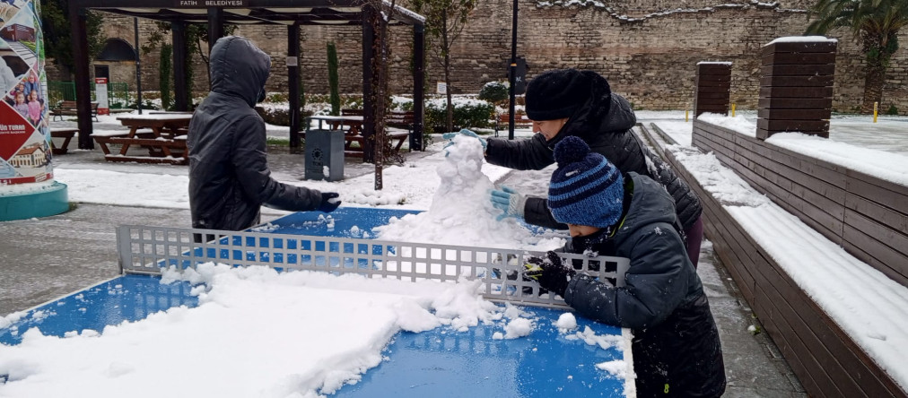Yaşam Merkezlerimiz Kışın Güzelliğiyle Buluştu, Vatandaşlarımız Karın Keyfini Sürdü
