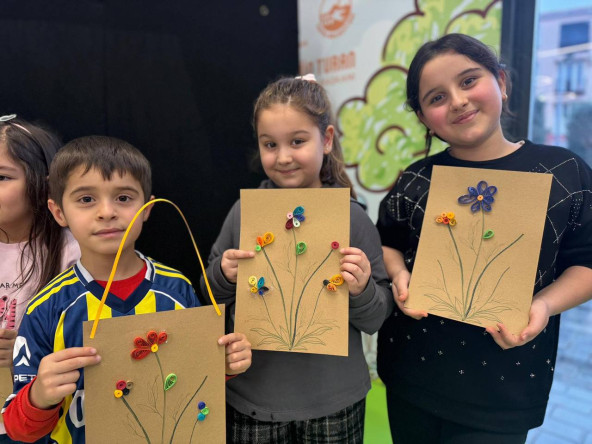 Sümbülefendi Çocuk Kütüphanemizde Quilling Sanatıyla Hayal Gücünü Kâğıda Taşıyan Bir Buluşma