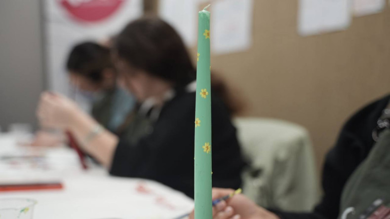 Vatan Kütüphanesi'nde Işıltılı Mumlar Sanatla Buluşuyor