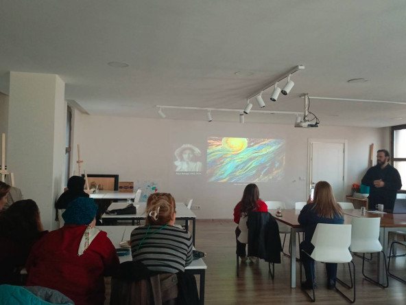 KARINCA El Emeği Eğitim Birimimiz ile Ayvansaray'da, İsmail Hakan Şiriner'in Anlatımıyla Türk Resim Geleneği Ele Alındı