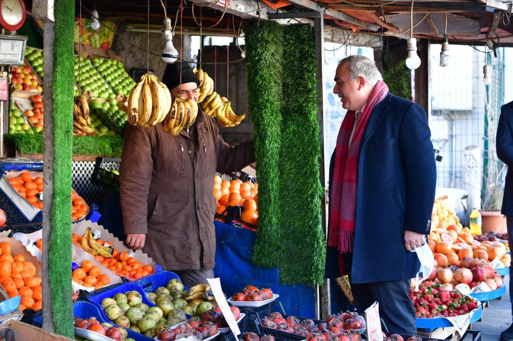M. Ergün Turan Fatihli Esnafları Dinledi haberi