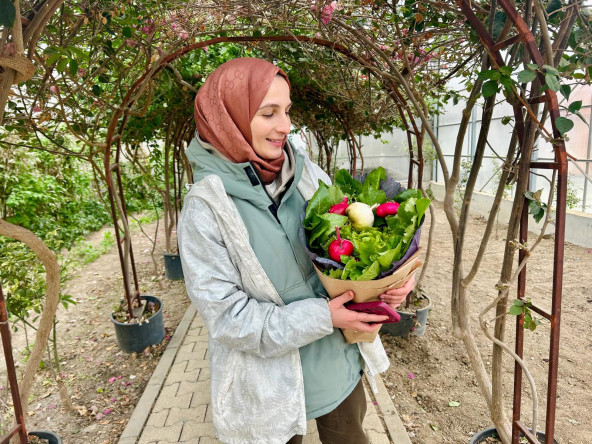 Yedikule Bahçe'de Sebze Buketleri Sağlıklı Yaşamı ve Estetiği Buluşturdu