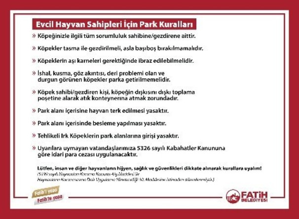 Evcil Hayvan Sahipleri için Park Kurulları