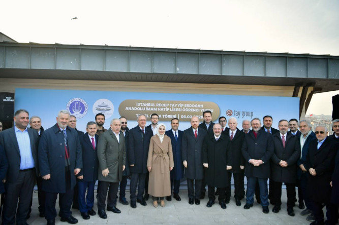 Recep Tayyip Erdoğan Anadolu İmam Hatip Lisesi Öğrenci Yurdu'nun Temeli Dualarla Atıldı