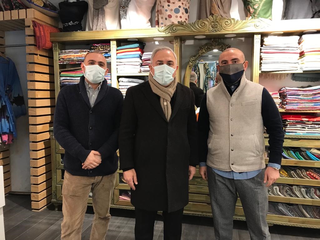 Başkan Turan'ın Bugünkü Adresi Eminönü ve Akşemsettin haberi