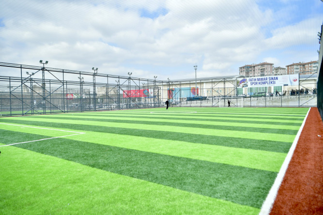 Başkan Turan, Cumhurbaşkanı Başdanışmanımız Hasan Suver ile Birlikte Açılış Öncesi Silivrikapı Spor Köyü'nde İncelemelerde Bulundu