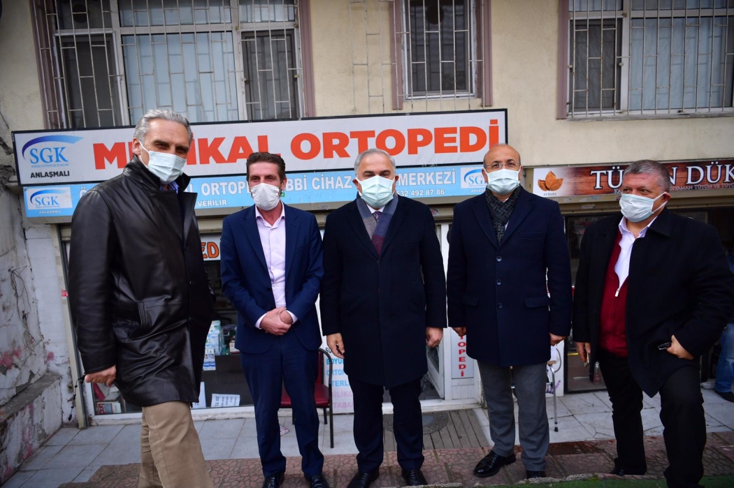 Başkan Turan Esnaf Ziyaretlerine Devam Ediyor haber