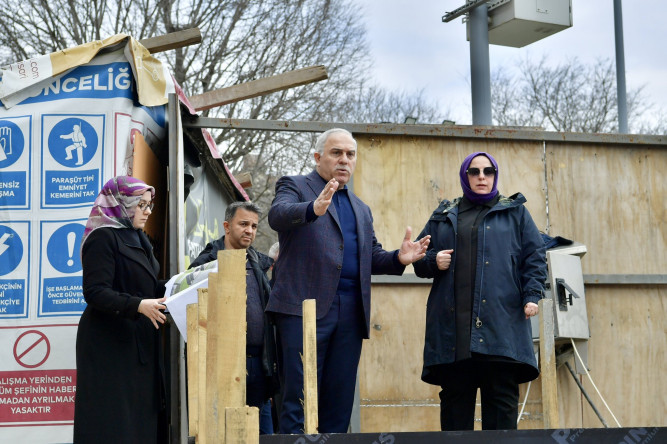 Başkan Turan, Yedikule Hisarı Hazine Kulesi'nde Yürüttüğümüz Restorasyon Çalışmalarımızı Yerinde İnceledi