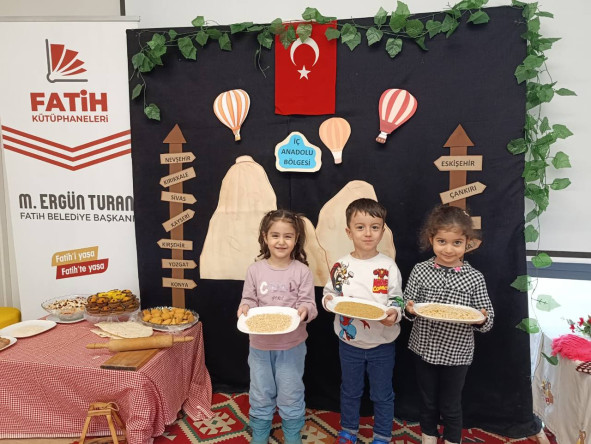 Silivrikapı Çocuk Kütüphanemizde “Bir Başkadır Benim Memleketim” Programının Üçüncü Durağı İç Anadolu Bölgesi Oldu