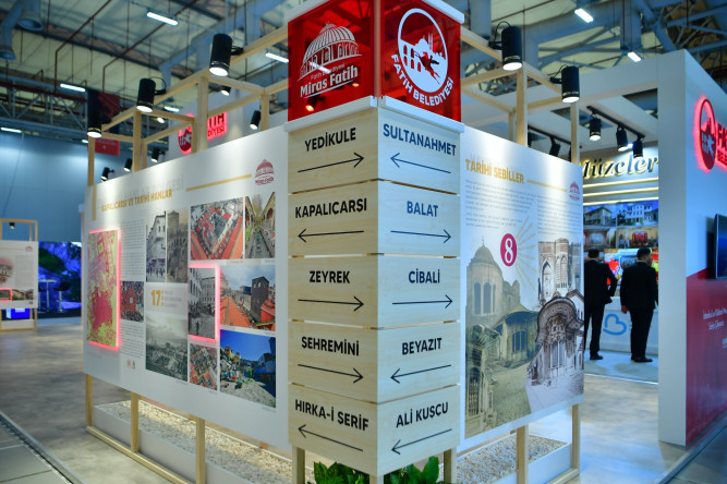 Vali Gül ve Başkan Turan'ın Katılımıyla Açılan 9. Heritage İstanbul Fuarı'nda Fatih'in Kültürel Miras Çalışmaları Tanıtılıyor