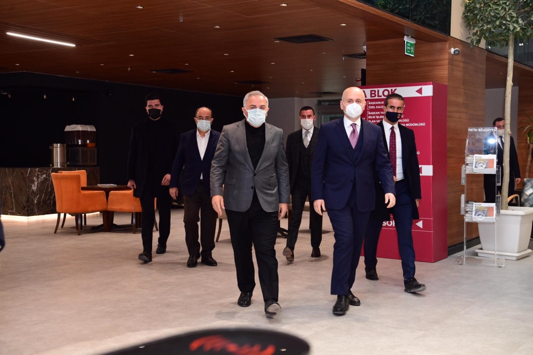 Ulaştırma Bakanımızı Belediyemizde Misafir Ettik haberi