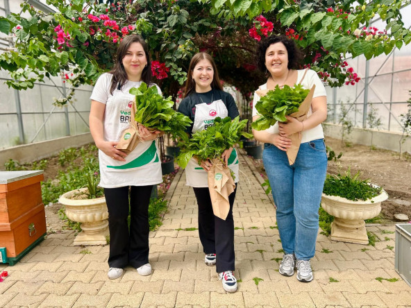 Yedikule Bahçe'de Sebze Buketleri Sağlıklı Yaşamı ve Estetiği Buluşturdu