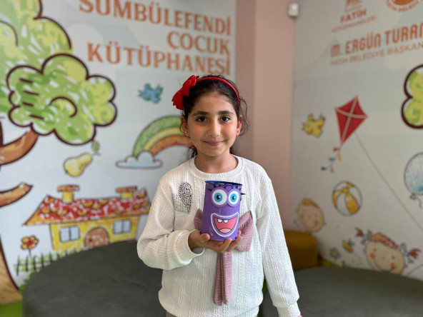 Sümbülefendi Çocuk Kütüphanemizde Minik Eller Kendi Kumbaralarını Hazırlayarak Tasarrufa İlk Adımı Attı